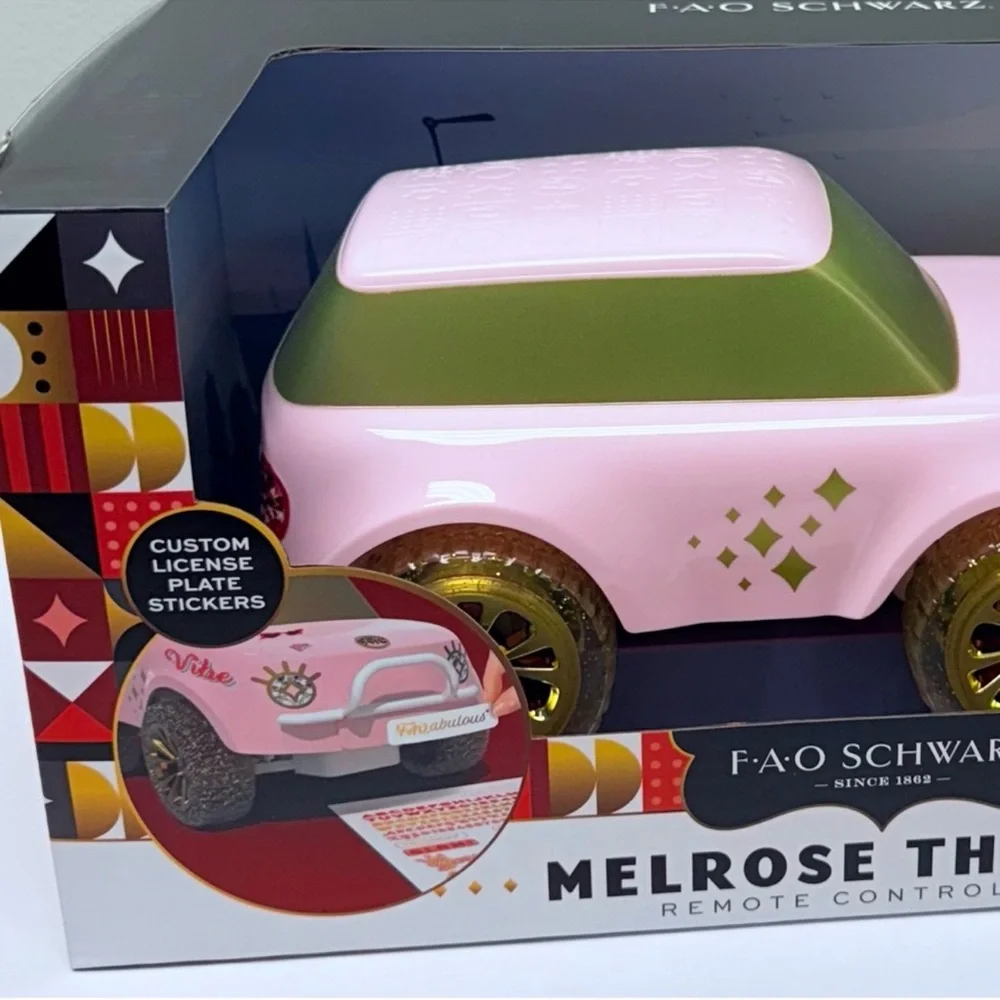 FAO Schwarz Melrose The SUV Remote Control Car: Battery-Powered Pink RC Vehicle